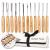 Schaaf Wood Carving Tools Set of 12 Chisels with Canvas Case | Gouges and Woodworking Chisel Set for Beginners and Professionals | Razor Sharp CR-V 60 Steel Blades | Wood Carving Kit Factory Sharpened
