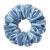 LILYSILK 100% silk hair rings ladies ponytail holder hair band made of silk reusable packaging (ice blue) 1 piece (1 pack) ice blue