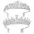 2 Pack Tiara Crown Jewelry Gift for Women Girls Headband Headpiece Silver Crystal Rhinestone Diadem Princess Birthday Yallff Crown with Comb Bridal Wedding Party Bridesmaid Prom Pageant Gift.