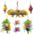 7 PCs bird toys chicken stuff for birds swings bells and foot trap balls for small parrots aras parasites parasites nymphensittish 5