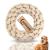 Petaureus Premium dog toys Big dogs: rope ring - robust puppy toy made of cotton & hemp - ideal for medium to large dogs & active puppies