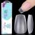Tomicca coffin short nail tips nail tips soft gel tips full cover nail tips pre-shaped matt art nails Gelly tips for gelnail-360 pieces 15 sizes 1st short-sarg 360