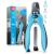 Bluepet Krallensch n adjustable professional claw scissors for large dogs and cats - extra strong and sharp claw cutter for hard claws - including nail file size M -L Means to large claws