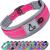 Joytale dog collar softly padded neoprene collars for medium dogs nylon reflective wide collar dog bright pink m (1 Pack) bright pink