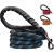 Candure Dog Lead with Soft Padded and Anti Slip Comfortable Rope Handle 5 FT Strong Dog Leads Highly Reflective Dog Leash for Puppy Medium and Large Dogs Black