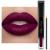 Dark Purple Lipstick Matte  Burgundy Plum Lipstick Liquid for Women Long Lasting Smudge Proof  Waterproof Lip Stain Kiss Proof & Cruelty Free  GOTHIC PLUM