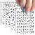 4 pieces nail stickers self-adhesive summer palm tree nail stickers nail stickers fingernail stickers plants leaves DIY nail art