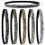6 Pieces Glitter Headband Non-slip Felt Headband Rhinestone Headband Women's Fabric Headband Hairband for Sports and Yoga