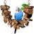 Bird swing for nibbling made of cork bark | 40cm | Toy for birds | Natural material cork
