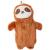 CityComfort Hot Water Bottle with Cover - Fun 3D Super Soft Fleece Plush Cover Will Keeps Warm for A Long Time - Natural Rubber 1 Litre - UK Safe Tested and Durable (Sloth)