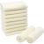 Zollner 10 Set Seif towels in 30x30 cm - suction -strong and soft washcloths in beige - with a practical hanger - washable up to 60 C - cotton - hotel quality 10x soap cloths beige