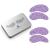 Amathings (2 pairs) Reusable eye pads made of 100% silicone without serum-eye pads in high-quality storage box-skin care against anti-aging tear bags & wrinkles 2 pairs (4 pieces)