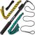 Dog is K nig charm dog dogs - professional lack of attraction for dogs for ultimate fun and physical occupancy - high -quality irritant afall dog incl. 2 thaw + replacement rope + eBook - robust & slight stimulus shortage 102cm + ropes 110cm black