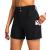 Viodia Women's 5" Hiking Golf Shorts with Pockets High Waist Stretch Cargo Short Shorts for Women Casual Summer Medium Black