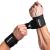 Gornation wrist bandages - Power Wrist Wraps for Fitness Gym Calisthenics & Kraftsport - wrist Support - 1 pair black black