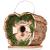 ASAB Bird House Wooden Hanging Bird Hotel | Garden Birds Nesting Box | Wood Robin Nester For Small Garden Birds | Easy Hanging Metal Hook | Lightweight | Compact | 100% Natural Wood
