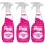 3 x The Pink Stuff The Miracle Bathroom Foam Cleaner 750ml