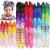 80 pieces 3 inches hair clips girl baby hair clips with loop soft rip-tape hair loop clips toddlers hair loops loop hair jewelry for children girls gifts 40 colors in couples