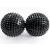 2x DBT skills hedgehog ball |Magnetic high stress acupressure ball |For stress relief or massage |against tension and for more mobility and concentration (black) black 47 mm