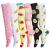 Compression Socks for Men & Women (6Pair) Non-Slip Long Tube Ideal for Running Nursing Circulation & Recovery Boost Stamina Hiking Travel & Flight Socks 20-30 mmHg L-XL Fruit