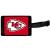 Siskiyou Sports Unisex NFL Kansas City Chiefs Luggage Tag, Black, 3.25"