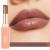 Oulac Chocolate Brown Lipstick - Moisture Shine Hydrating Lipstick & Tinted Lip Balm for Dry Lips Medium Coverage Lip Colour | Juicy Look Glossy Finish Vegan Cruelty-Free Modern Love (03)