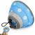 Happy Hachi Halskrause Cat soft adjustable breaker crane for cats of cat collar after operations and injuries prevents licking of wounds from cat collar m m (21.6-30.5cm)