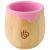 Bamboo Baby and Toddler Sippy Cup - 150ml Eco-Friendly Dinky Cup with Cute Silicone Drip Rim for Teeth and Gum Protection - Ideal Toddler Transition Cup (Pink)
