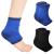 Nuanchu 2 Pairs Kids Ankle Brace Kids Ankle Compression Socks Elastic Ankle Compression Sleeve Sports Ankle Support Brace for 5-12 Years Kids (Blue Black 2 Pairs) One Size 2 Blue Black