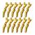 Hair Clips 12 pack Premium Hair Clip Clips for Hair Large Hair Clips For Styling Sectioning Croc Clips Hair Styling Clips For Thick Hair - Gold