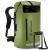 Earth Pak Waterproof Backpack: 35L / 55L / 85L Heavy Duty Roll-Top Closure with Easy Access Front-Zippered Pocket and Cushioned Padded Back Panel for Comfort with IPX8 Waterproof Phone Case 55L Green