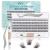 SISILILY Lash Extension Kit-Individual Lashes with Bond and Seal-120 Lash Clusters DIY False Eyelashes Natural Cluster Lashes with Eyelash Glue and Lash Tweezers C D Curl 10/12/14/15/16mm(DM17-mix) 120 clusters - DM17