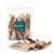 PawGang - Rabbit Ears with Fur 200g (14-16 Furry Ears) - 100% Natural EU Sourced Treats for Dogs Puppies Adult Old Small Large - Tasty Air Dried Chews - Healthy Hypoallergenic - Grain Free - Barf Raw