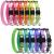 Onebarleycorn cat neck band collar cat cat neck bands with safety lock cats collars with bells reflective cat collapsible (12 pieces)