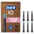 Oral-B io gentle cleaning on the plug brush for electric toothbrush 6 pieces gentle tooth cleaning toothbrush attachment for oral-b io toothbrushes mailbox-compatible packaging black plug-in brushes 6 pieces (1 Pack)