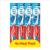 Colgate Portable Toothbrush Travel Toothbrush Folds for Travelling Adult Toothbrush with Soft Bristles Toothbrush Multipack 4 Pack 4 count (Pack of 1) Portable