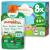 Pumpkin Organics Bio Vegetable Cereal Quets 8 Pack Pear Broccoli Spinat Mango Banana Rice Without Sugar Addiction - Baby food for babies from the 6th month - Gluten -free & vegetarian (8x100g)