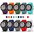 COLAPOO 10PACK Multicolor Bands Compatible with Garmin Forerunner 245/645,20mm Soft Silicone Wristbands for Garmin 245 Music/645 Music/Venu/Venu Sq/Vivoactive 3 10 PACK