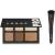 LORAC PRO Contour Palette & Contour Brush | Contour Powders & Highlighter Makeup | Mirror Compact