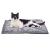 Furhaven Pet Bedding for Small/Medium/Large Dogs & Cats, ft. Cozy Blankets, Self-Warming Bed Pads, Absorbent Towel Rugs, & More Quilted Faux Fur Gray Small ThermaNAP Bed Pad