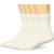 Carolina Ultimate Men's Diabetic Non-Binding Quarter Socks 2 Pack Large White