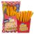 Chewing gum fries bubble gum fries long French fries chewing gum with tutti frutti taste gluten-free natural dyes (1 Pack (1 x 60g)) 1 piece (1 Pack)