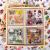 510PCS Plants Floral Scrapbook Stickers Kit Vintage Flowers Butterfly Mushroom Fall Maple Leaves Transparent Waterproof Stickers Set for Scrapbooking Supplies Aesthetic Junk Journal Journaling Craft (Yellow)