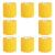 Bandage Wrap 8 Pack 2 x 5 Yards Self Adhesive Bandage Wrap Breathable Cohesive Bandage Wrap Rolls Athletic Elastic Self Adherent Wrap for Sports Injury Wrist Knee Ankle Sprains and Swelling(Yellow) Yellow 2 Inch (Pack...