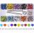 400 Sets 3/16 Inch Multi-Color Grommets Kit Metal Eyelets with Installation Tools and Instructor in Clear Box