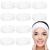 Belle vous hair band cosmetics white headband (10 pc) - hair band to make -up make -up hair band - terry headband adjustable for facial cleaning shower - hair band for bathroom sports beauty masks