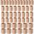 48 Pieces Toe Cushion Tube 0.98 Inches Toe Tubes Sleeves Soft Gel Corn Pad Protectors for Cushions Corns, Blisters, Calluses, Toes and Fingers, 3 Size (Mixed Size Toe Cushion Tube, 48 Pieces)