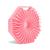 Body brush made of silicone bathing brush shower shower brush silicone plastic pelz bathing brush soft bristles and gentle peeling perfect for women men (pink)