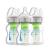 Dr. Brown s Natural Flow Anti-Colic Options+ Wide-Neck Glass Baby Bottles 5 oz/150 mL with Level 1 Slow Flow Nipple 3 Pack 0m+ 3 Pack 5 oz