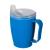 Dr. Junghans Medical 29058 Polypropylene (PP) oral cup with handle blue - 2 lids 4/12 mm